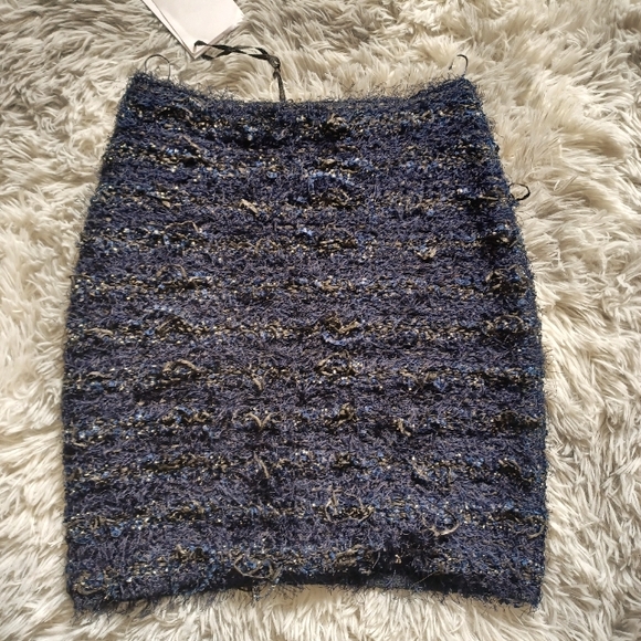 BALMAIN high-waist Wool Skirt NWT - Picture 11 of 14